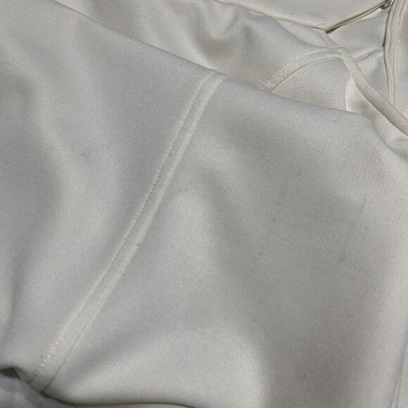 Akira Chicago Womens Solid White Round Neck Bodycon Tank Mini Dress Medium - Picture 4 of 5